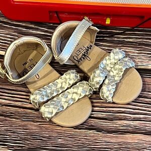 Kids Silver Sandals